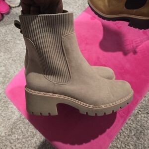 Women's Taupe Ankle Boots